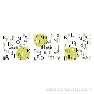Hot selling wholesale kids digital Alphabet painting for kids room